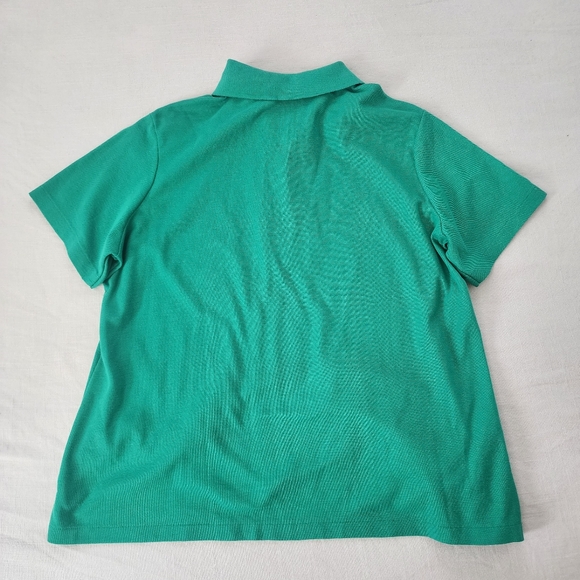 Vintage The Fox JcPenney Green Polo Shirt womens XL - Picture 7 of 7